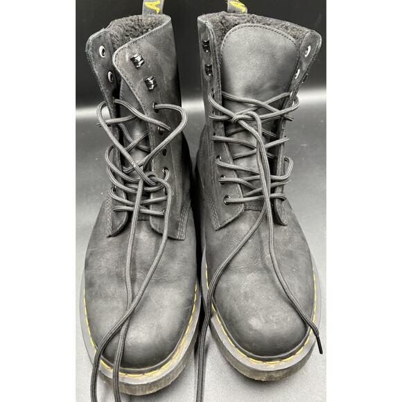 Dr Martens 1460 WP Waterproof Black Leather Boots Size 12 Men’s Sz13 Women’s